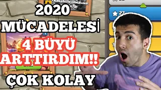 2020 MÜCADELESİ 4 BÜYÜ ARTTI ÇOK KOLAY CLASH OF CLANS