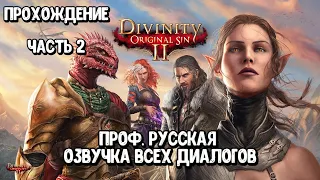 Прохождение 2: Divinity: Original Sin 2 - Проф. Русская Озвучка Всех Диалогов