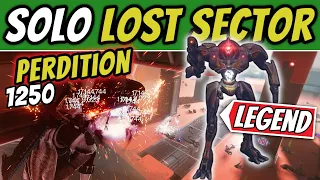 How I Beat Legend 1250 Lost Sectors SOLO - Perdition (Europa) | Destiny 2