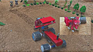 diy tractor Spading Machine | tractor ploughing | minifarmer |