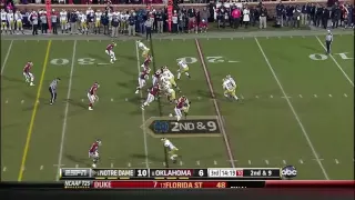 Notre Dame at Oklahoma Highlights