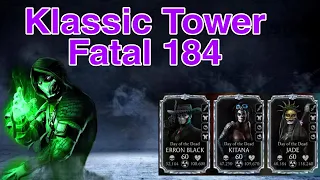 Klassic Fatal Tower 184 in 2 attempts| Guide, talent tree and equipments