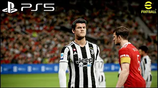 Manchester United vs Juventus Ft. Cristiano Ronaldo, | Efootball 2022 | Gameplay PS5 HDR