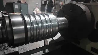 Roll Turning at CNC | Hot Rolling Mill |