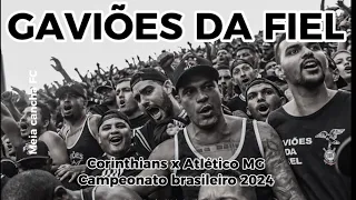 Meia Cancha FC / Gaviões da Fiel. Corinthians x Atlético MG. Campeonato brasileiro 2024.