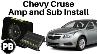 2011 - 2015 Chevy Cruze Kicker Amplifier and Subwoofer Install