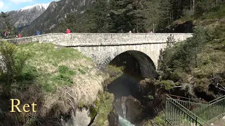 Cauterets , Pont d'Espagne et lac de Gaube, Hautes-Pyrénées, en région Occitanie.