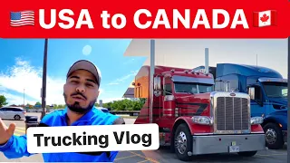 Canada Border par Indian Guy ( Trucking Vlog )