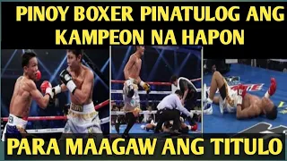 MARVIN SONSONA VS SHIMODA... SONSONA WINS VIA TKO... KNOCKOUT ANG HAPON.. 2014 KNOCKOUT OF THE YEAR