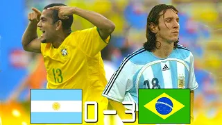 Argentina 0 - 3 Brazil ● Final Copa América 2007 | Extended Highlights & Goals