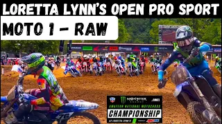 Loretta Lynn’s 2023 Open Pro Sport Moto 1 - RAW