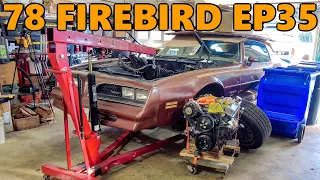 454 Engine Swap: Removing Small Block Engine and Preparing for Big Block (78 Firebird Ep.35)