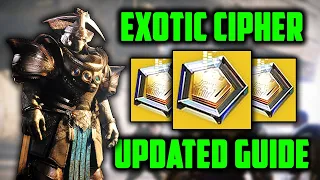 Destiny 2 | How To Get EXOTIC CIPHERS And How To Use Them!