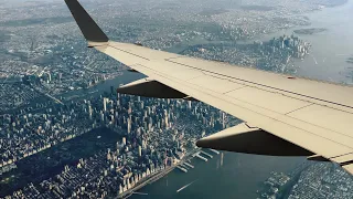 Takeoff from LaGuardia Airport (LGA) - American Airlines AA4284 - Spectacular New York City Views