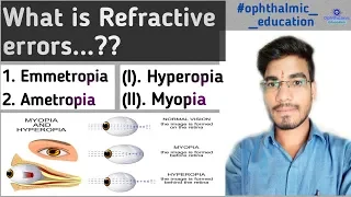 Emmetropia and Ametropia || Refractive errors of eye || M.K.Sharma [Ophthalmic Education]