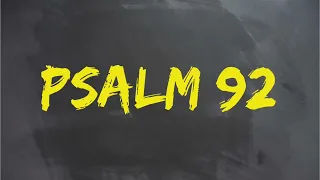 PLASTER MIODU || Psalm 92: Ciągle od nowa