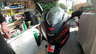 Lexmoto LXR 125.. ( MOD 2 ) Sticker Remove and Tyre painting