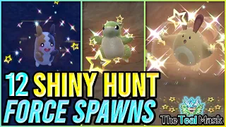 12 EASY Shiny Hunting Force Spawn Locations - Teal Mask DLC