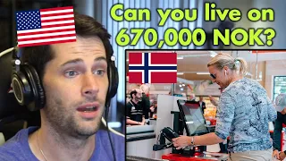 American Reacts to the Cost of Living in Norway