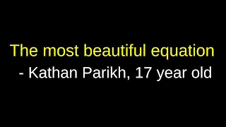 The most beautiful equation....