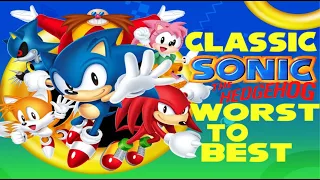 Ranking Every Classic Sonic Game WORST TO BEST (All The Genesis Games + CD)