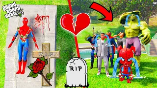 SPIDER MAN Died Emotional Video GTA 5 With Avengers | GTAV Avengers | A.K GAME WORLD