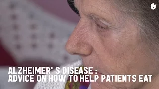 Alzheimer's disease: advice on how to help patients eat