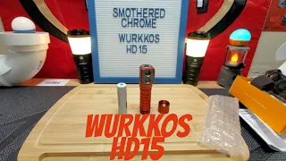 WURKKOS HD15 LUMENS CHECK AND OUTDOOR BEAM SHOTS