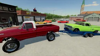 Buying Race Car from classic cars dealership | Farming Simulator 22