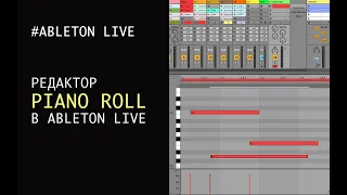 Редактор нот (Notes & piano roll) в Ableton Live