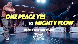 One Peace Yes vs Mighty Flow ★ Battle for 3rd Place Crew BREAK RUMBLE Nizhny Novgorod 2022