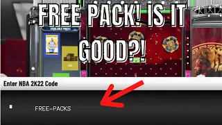 MORE FREE PACKS! NBA 2k22 My Team Locker Codes