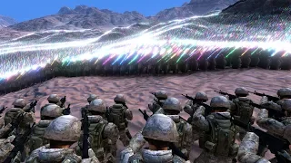 20000 MODERN SOLDIERS vs 20000 JEDI - Ultimate Epic Battle Simulator