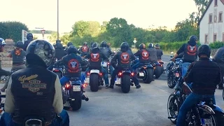 Sixty Harley-Davidson Breakout Riding in Germany