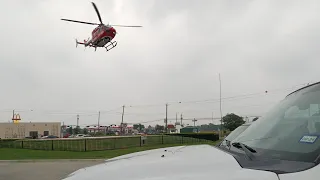 Life Flight helicopter #baytowntexas #baytowntx #satisfying