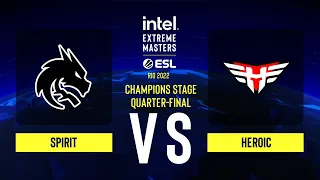 Spirit vs. Heroic - Map 2 [Overpass] - IEM Rio Major 2022 - Champions stage - Quarter-final