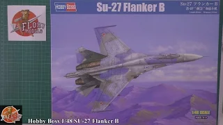 Hobby Boss 1/48th SU-27 Flanker B review