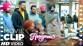 Honeymoon (ਹਨੀਮੂਨ) Movie Scene | England Da Visa | Gippy Grewal, Jasmin | Punjabi Comedy