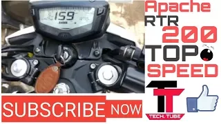 Apache RTR 200 TOP SPEED |TECH. TUBE|  Click for watch top SPEED