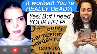 This Ouija Board App FACETIMES GHOSTS!! *Gone VERY Wrong!!* (Scary Text Message Stories)