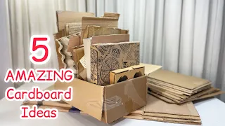 5 GREAT IDEAS THAT NO ONE WILL BELIEVE ARE MADE OF CARDBOARD!!😍DIY