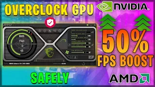 How to Safely Overclock your Nvidia & AMD GPU for GAMING in 2023!