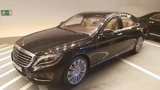 Unboxing of 1:18 Mercedes-Benz S-CLASS S550 BLACK by NOREV