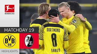 Borussia Dortmund - SC Freiburg 5-1 | Highlights | Matchday 19 – Bundesliga 2021/22