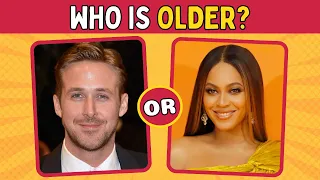 Which Celebrity Is Older? 🤔 | Higher or Lower Challenge