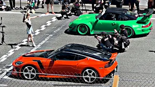 "Dream Showdown: Over 200 sports cars race through drag races at Fuel Fest!!!"