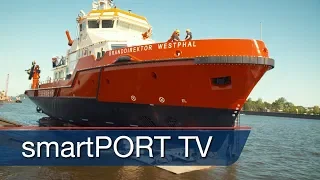 Neues Feuerlöschboot für Hamburger Hafen bricht Größenrekord
