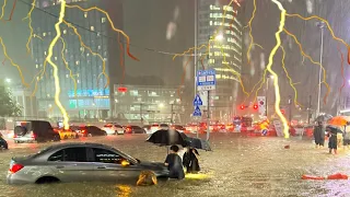 The deluge in China has stunned the entire world! footage from Beijing and Hebei is horrifying!