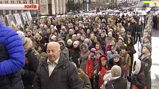 На столичному Майдані Незалежності  попрощалися з бійцем батальйону "Айдар"