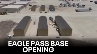 Texas National Guard members move into new Eagle Pass base 